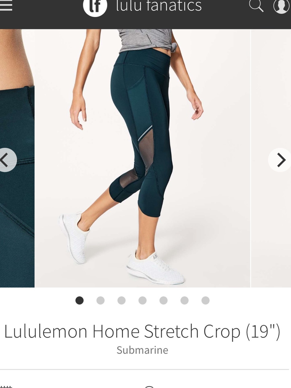 Lululemon Home Stretch Crop (19")